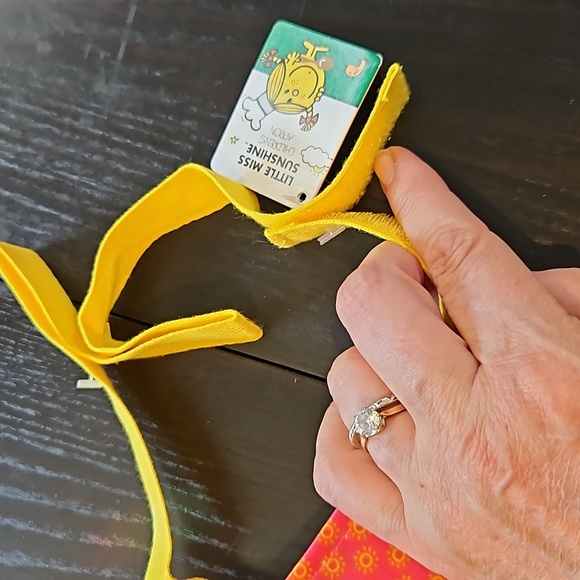 NWT Apron Little Miss Sunshine girl's kids Mr Men messy play for cooking, baking - Picture 6 of 13